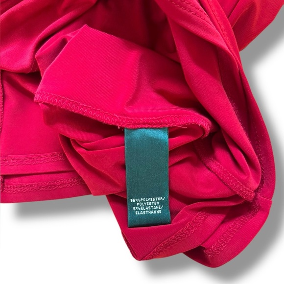 Lauren Ralph Lauren Red Dress‎ Sz 8 EUC - Picture 5 of 11